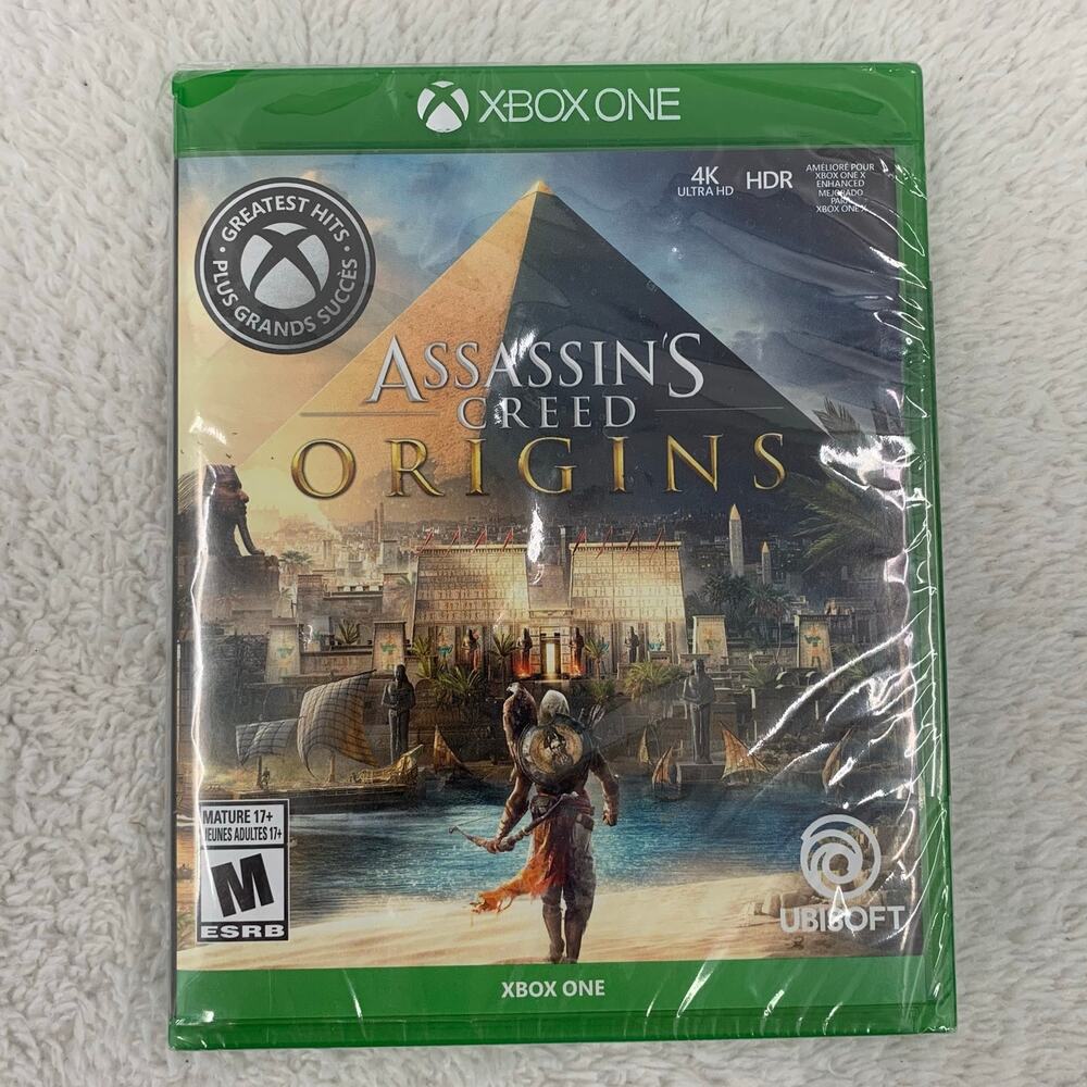 Assassin's Creed Origins Game Microsoft Xbox One Sealed Greatest Hits 4k Ultra